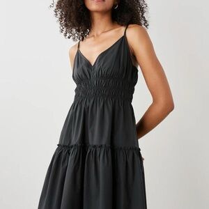 Rails Black Tiered Smocked Cami Mini Dress XL
